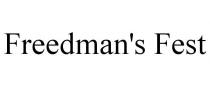 FREEDMAN'S FEST