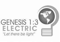 GENESIS 1:3 ELECTRIC 