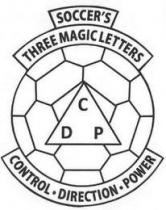 SOCCER'S THREE MAGIC LETTERS CDP CONTROL DIRECTION POWER