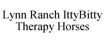 LYNN RANCH ITTYBITTY THERAPY HORSES