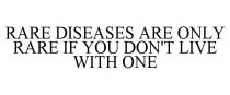 RARE DISEASES ARE ONLY RARE IF YOU DON'T LIVE WITH ONE