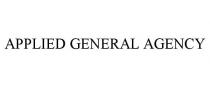 APPLIED GENERAL AGENCY