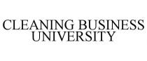 CLEANING BUSINESS UNIVERSITY