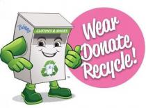 WEAR DONATE RECYCLE BINNY CLOTHES & SHOES