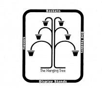 THE HANGING TREE BASKETS FLOWERS DISPLAY STANDS BIRD FEEDERS