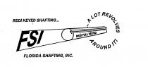 REDI KEYED SHAFTING... FSI REDI FULL KEYED... A LOT REVOLVES AROUND IT! FLORIDA SHAFTING, INC.