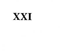 XXI