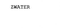 ZWATER