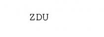 ZDU