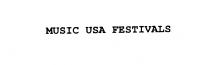 MUSIC USA FESTIVALS