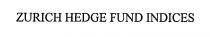 ZURICH HEDGE FUND INDICES