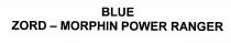 BLUE ZORD - MORPHIN POWER RANGER