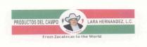 PRODUCTOS DEL CAMPO LARA HERNANDEZ, L.C. FROM ZACATECAS TO THE WORLD DON CHANO