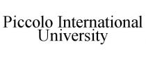 PICCOLO INTERNATIONAL UNIVERSITY