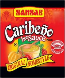 SANSAE CARIBEO HOT SAUCE PICANTE ORIGINAL HOMESTYLE