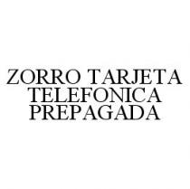 ZORRO TARJETA TELEFONICA PREPAGADA