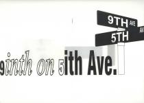 9INTH ON 5IFTH AVE. 9TH AVE 5TH AVE