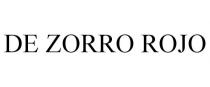 DE ZORRO ROJO