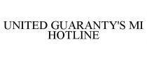 UNITED GUARANTY'S MI HOTLINE