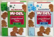 MI-DEL ALL NATURAL GINGERBREAD MEN LIMITED EDITION COOKIES