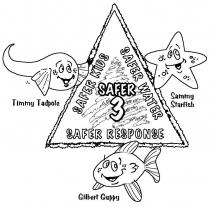 SAFER KIDS SAFER WATER SAFER RESPONSE SAFER 3 SAMMY STARFISH GILBERT GUPPY TIMMY TADPOLE