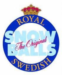 ROYAL SWEDISH SNOW BALLS THE ORIGINAL