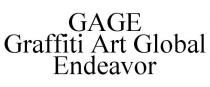 GAGE GRAFFITI ART GLOBAL ENDEAVOR