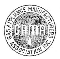 GAS APPLIANCE MANUFACTURERS ASSOCIATION INC. GAMA