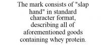THE MARK CONSISTS OF 