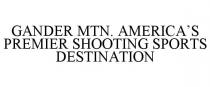 GANDER MTN. AMERICA'S PREMIER SHOOTING SPORTS DESTINATION