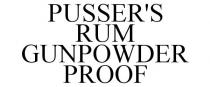 PUSSER'S RUM GUNPOWDER PROOF
