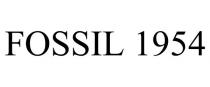 FOSSIL 1954