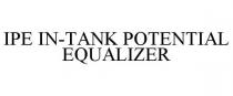 IPE IN-TANK POTENTIAL EQUALIZER