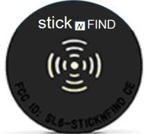 STICKNFIND FCC ID: SL6-STICKNFIND CE