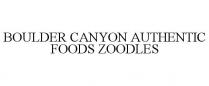 BOULDER CANYON AUTHENTIC FOODS ZOODLES