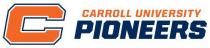 C CARROLL UNIVERSITY PIONEERS