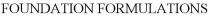 FOUNDATION FORMULATIONS
