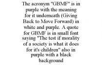 THE ACRONYM 