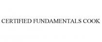 CERTIFIED FUNDAMENTALS COOK