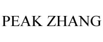 PEAK ZHANG