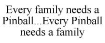 EVERY FAMILY NEEDS A PINBALL...EVERY PINBALL NEEDS A FAMILY