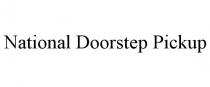 NATIONAL DOORSTEP PICKUP