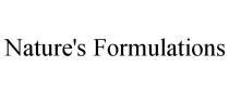 NATURE'S FORMULATIONS