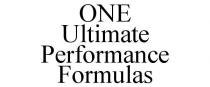 ONE ULTIMATE PERFORMANCE FORMULAS