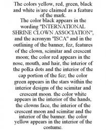 THE COLORS YELLOW, RED, GREEN, BLACK AND WHITE IS/ARE CLAIMED AS A FEATURE OF THE MARK. THE COLOR BLACK APPEARS IN THE WORDING 