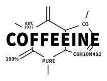 EST. 2017 CO COFFEEINE 100% PURE C8H10N4O2