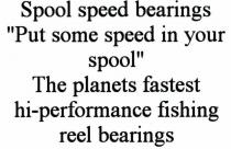 SPOOL SPEED BEARINGS 