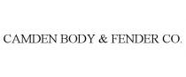CAMDEN BODY & FENDER CO.