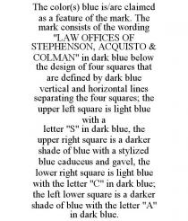 THE COLOR(S) BLUE IS/ARE CLAIMED AS A FEATURE OF THE MARK. THE MARK CONSISTS OF THE WORDING 