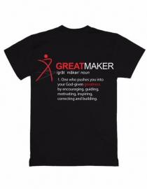 GREATMAKER /GRT MAKER/ NOUN 1. ONE WHO PUSHES YOU INTO YOUR GOD GIVEN GREATNESS BY ENCOURAGING, GUIDING, MOTIVATING, INSPIRING, CORRECTING AND BUILDING.